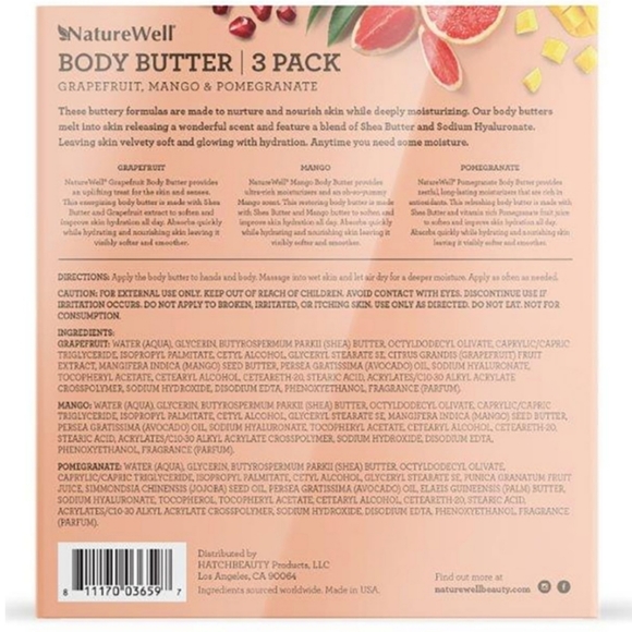 NatureWell Shea Body Butter 3 pk 🍒 - Picture 6 of 8